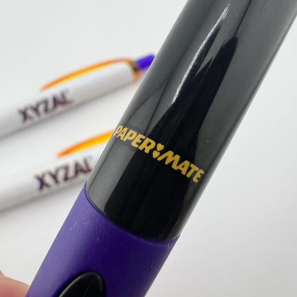Xyzal Ballpoint Pens Pharmaceutical Promo 2010s Blue Ink 3pc PaperMate Blk Wht